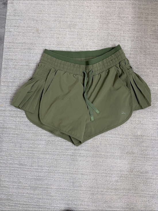 JoyLab Pants - JoyLab Olive Green Athletic Pleated Side Shorts